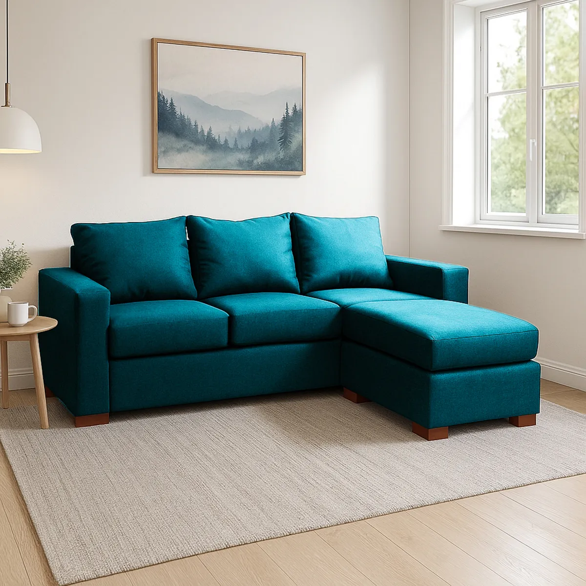 DKORA - Sofá seccional lima 188x136x77 cm