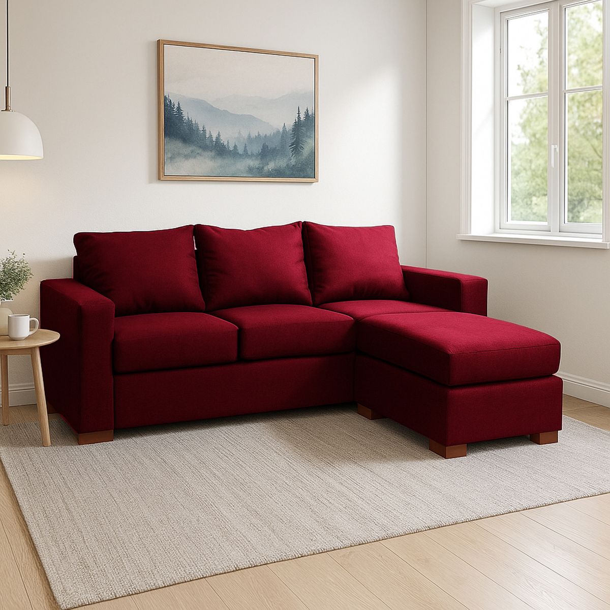 DKORA - Sofá seccional lima 188x136x77 cm