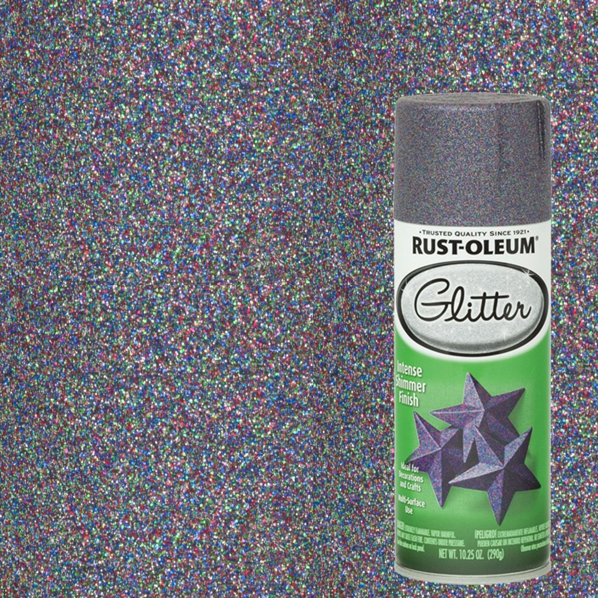 RUST OLEUM - Pintura Specialty Glitter Brillantina Spray 0.303 l Brillante Purpura