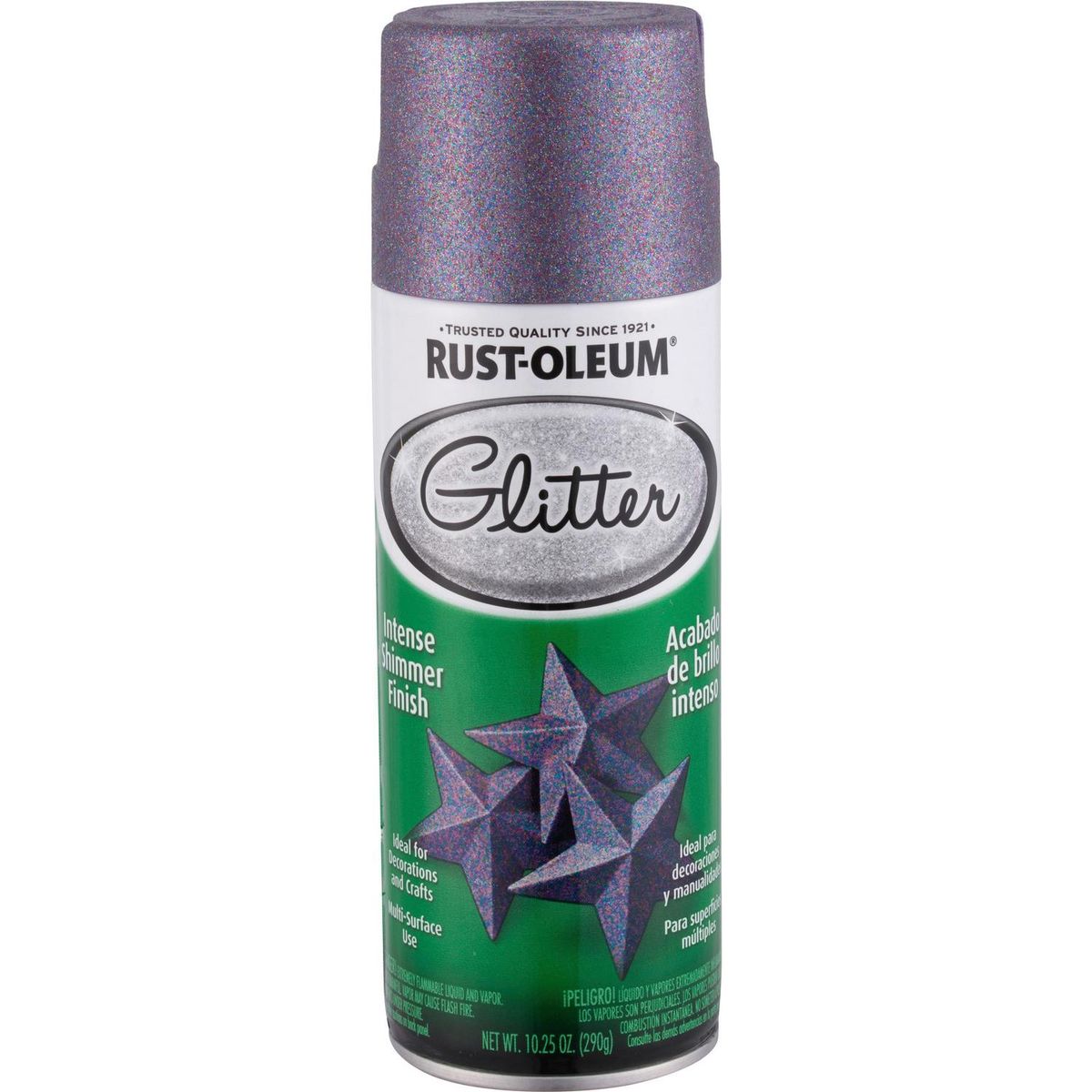 RUST OLEUM - Pintura Specialty Glitter Brillantina Spray 0.303 l Brillante Purpura