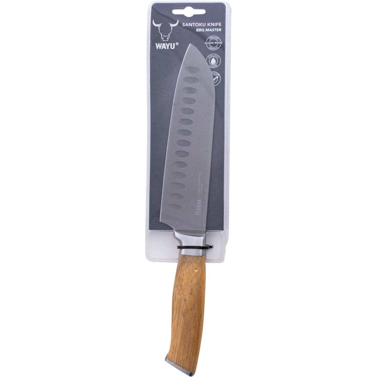 Cuchillo Santoku Acero inoxidable, marca WAYU - Foto 2