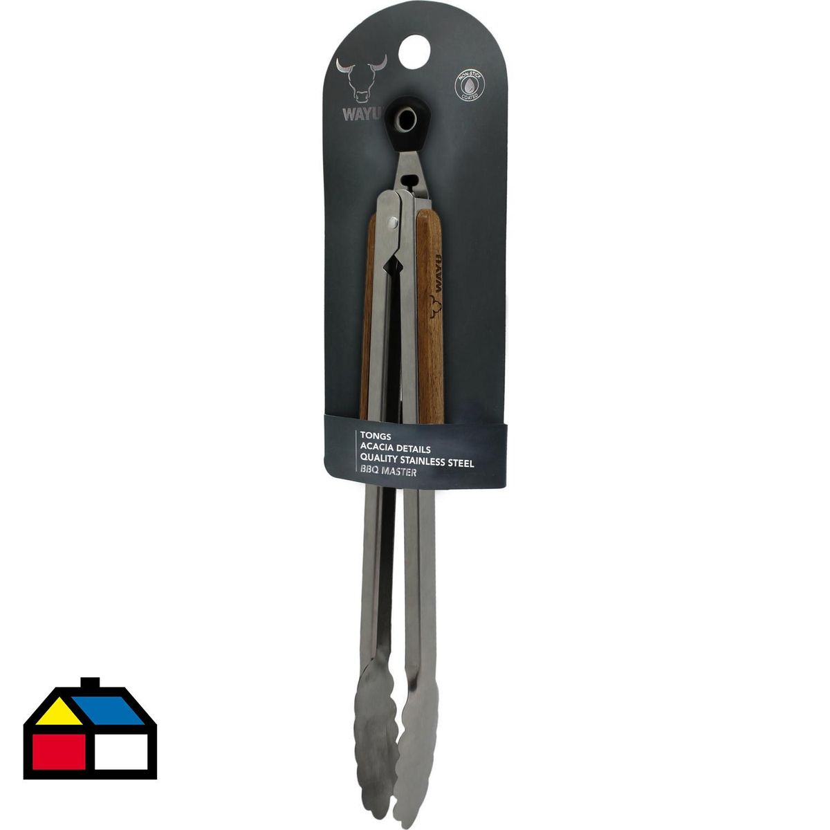 Pinzas para Barbacoa Master 39 cm Negro, marca WAYU - Foto Principal