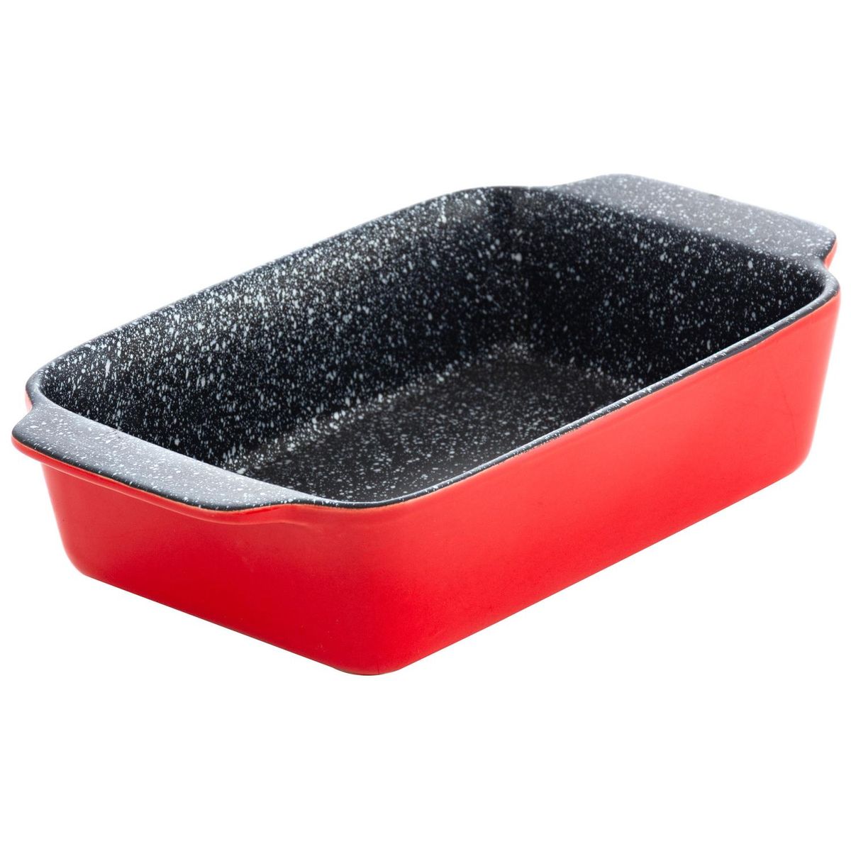 TRENTO - Asadera Trento Roja Rectangular 1.5 Litros 38x21.5 Cm