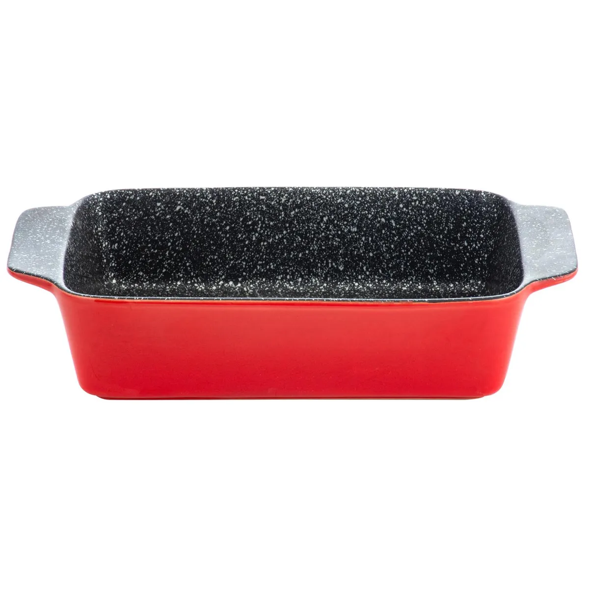 TRENTO - Asadera Rectangular Trento 2 Litros Roja 30 Cm