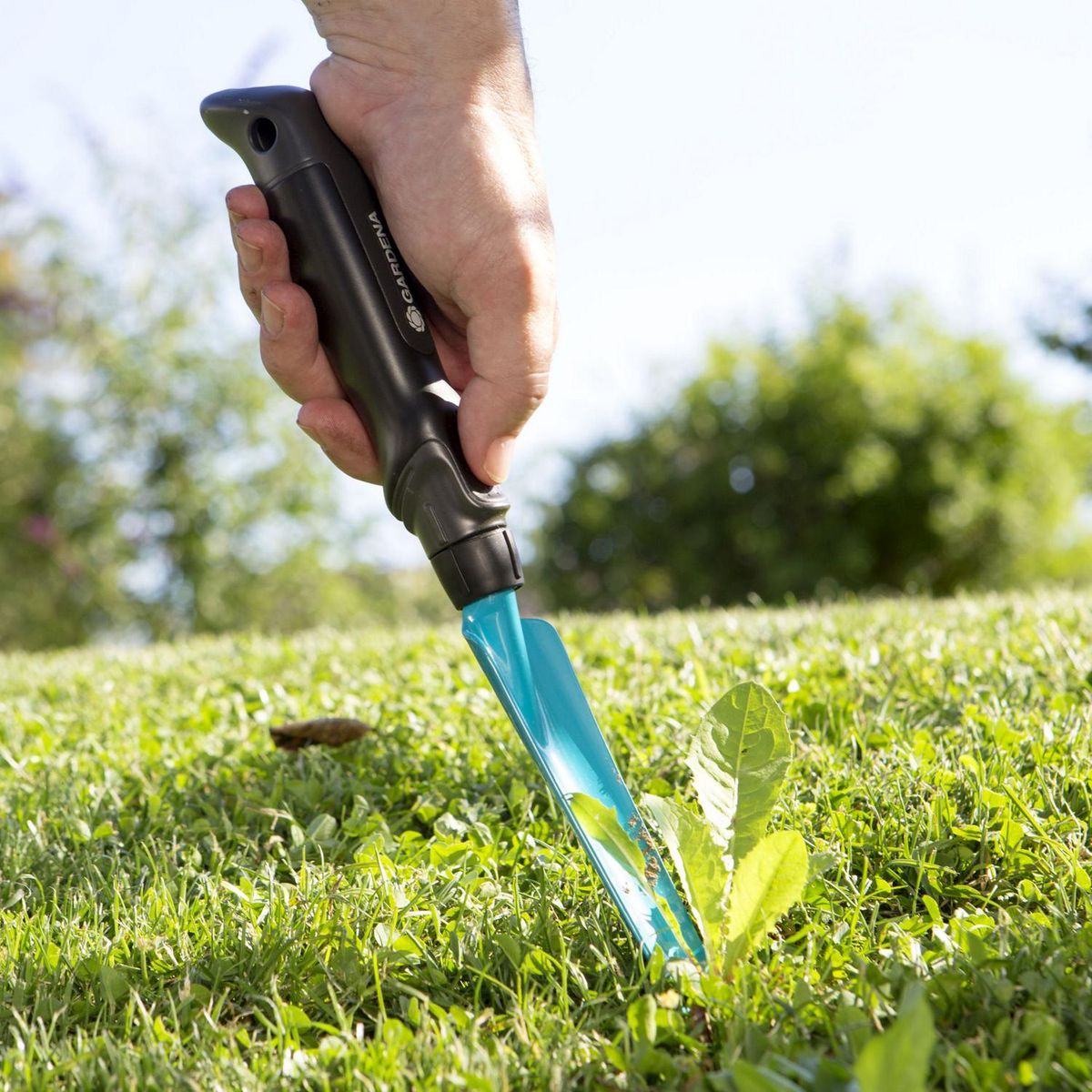 GARDENA - Desmalezador Negro/celeste