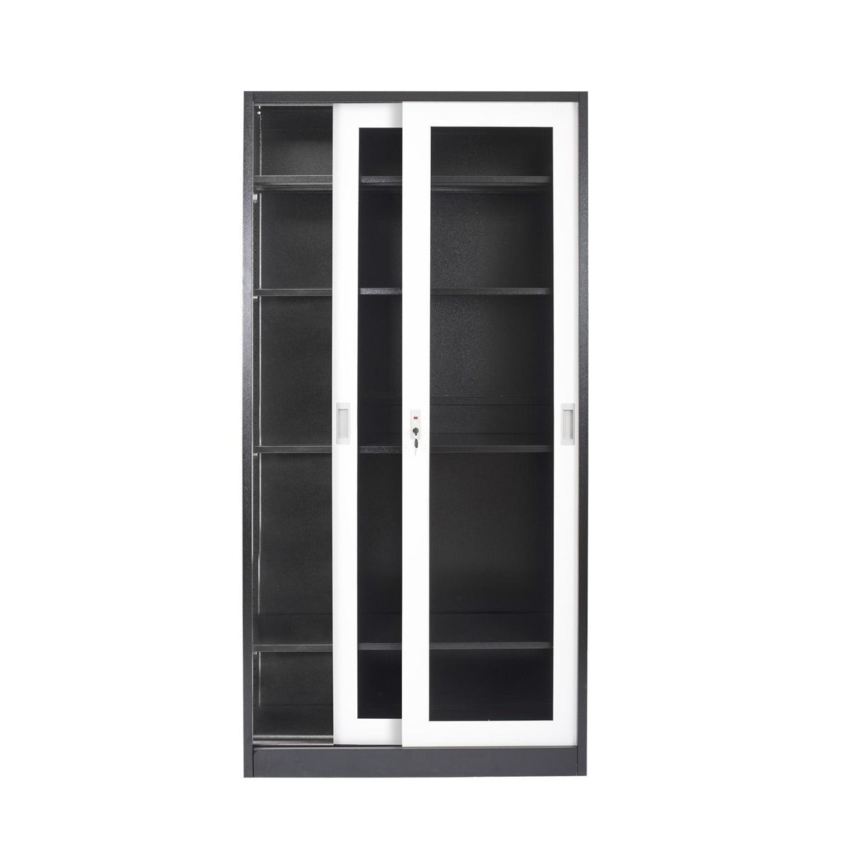 MALETEK - Estante Acero 5 Nivel(es) 45x185x45 cm Negro