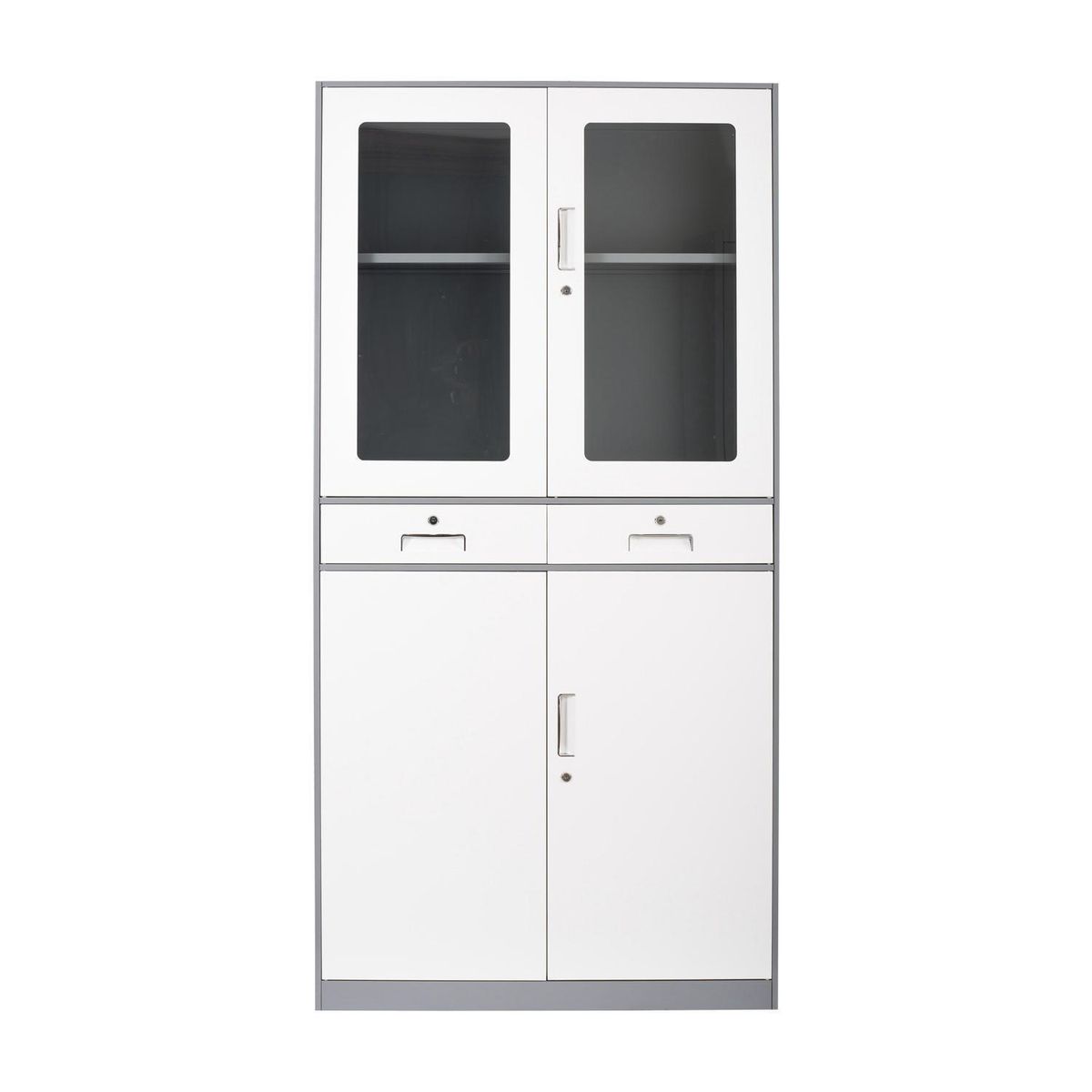 MALETEK - Armario Acero 4 Nivel(es) 45x170x45 cm Blanco