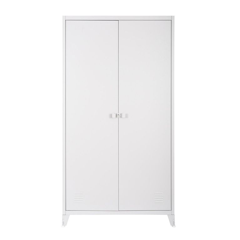 Clóset 2 Puerta(s) 4 Repisa(s) 50x166x45 cm Gris