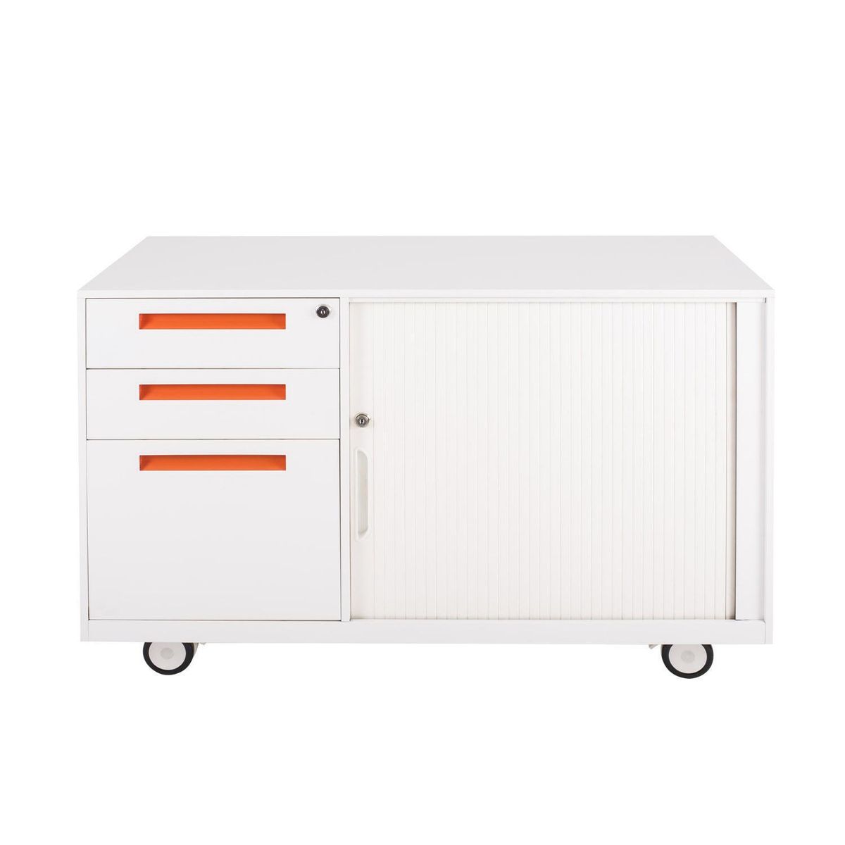 MALETEK - Cajonera 3 Cajón(es) 0 58x38x40 cm Blanco