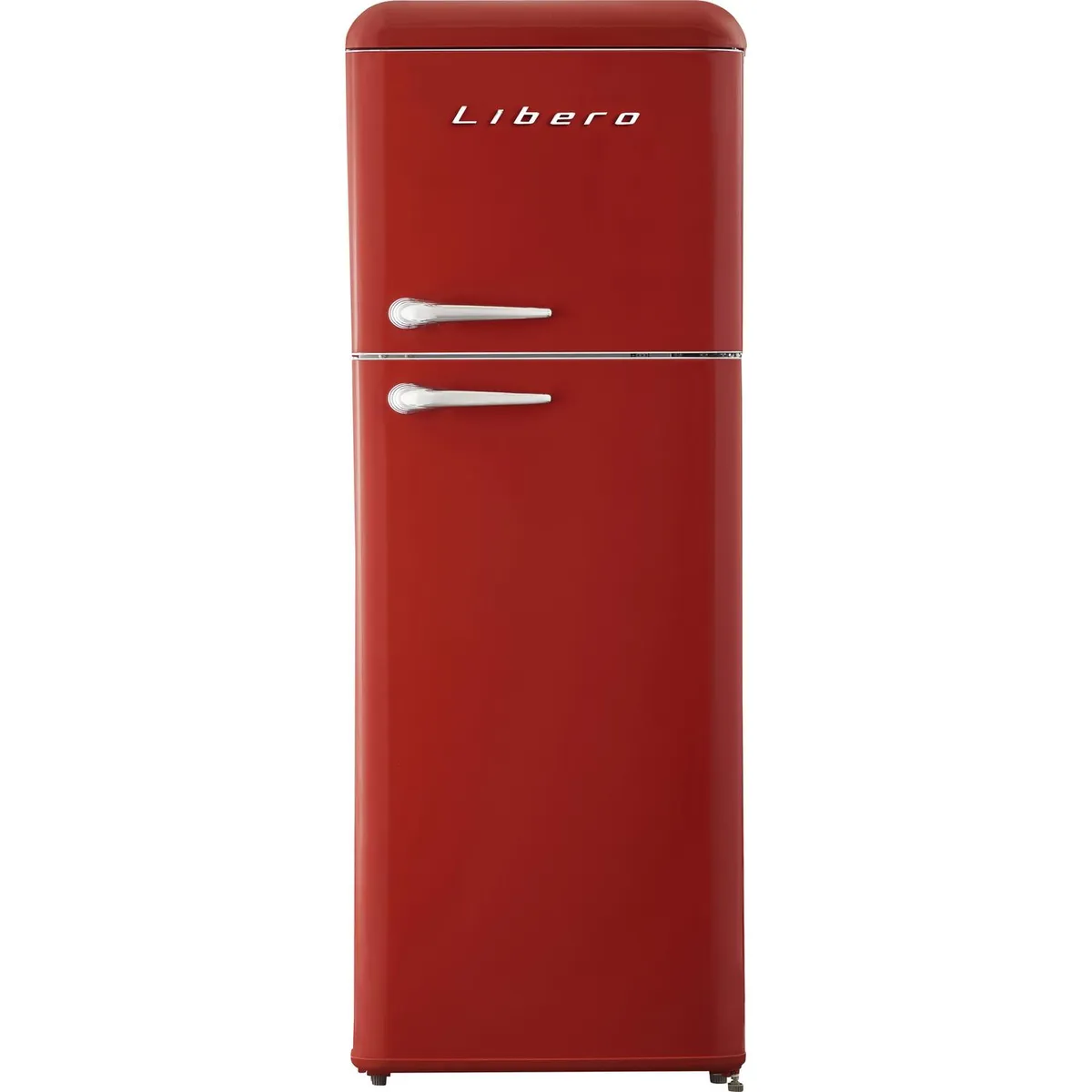 LIBERO - Refrigerador Top Freezer Frío Directo 203 Litros Rojo LRT-210DFRR