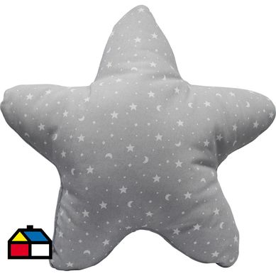 Cojn estrella gris 50x50 cm.