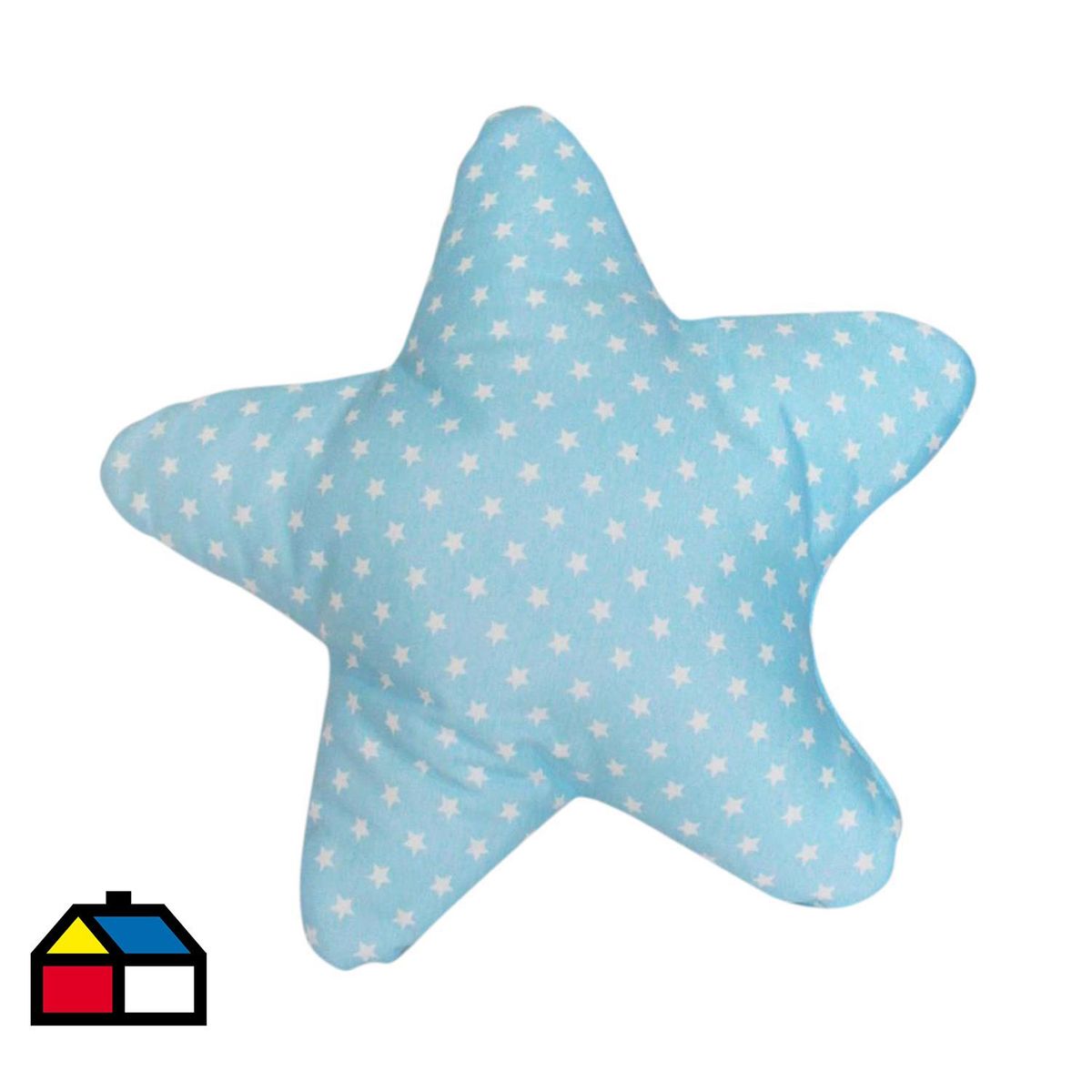 LIGHTME - Cojín estrella star celeste 50x50 cm