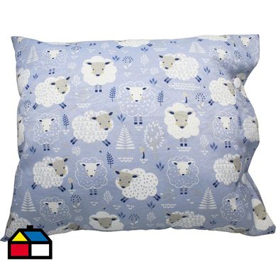 Cojn aqua Oveja celeste 60x50 cm.