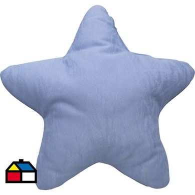Cojn estrella aqua celeste 50x50 cm.