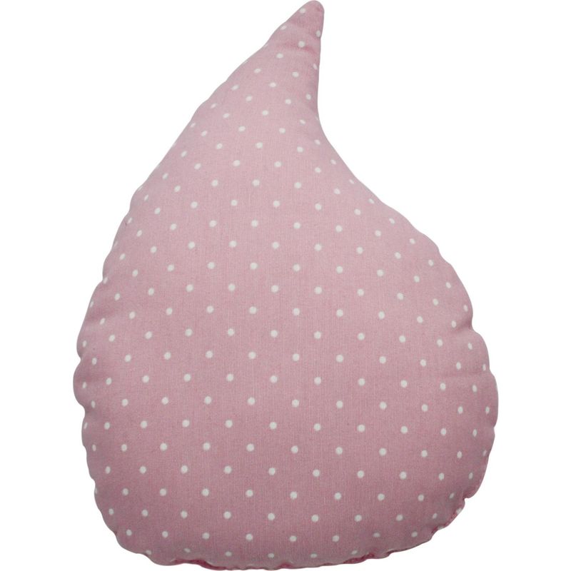 LIGHTME - Cojín gota puntos rosado 32x25 cm