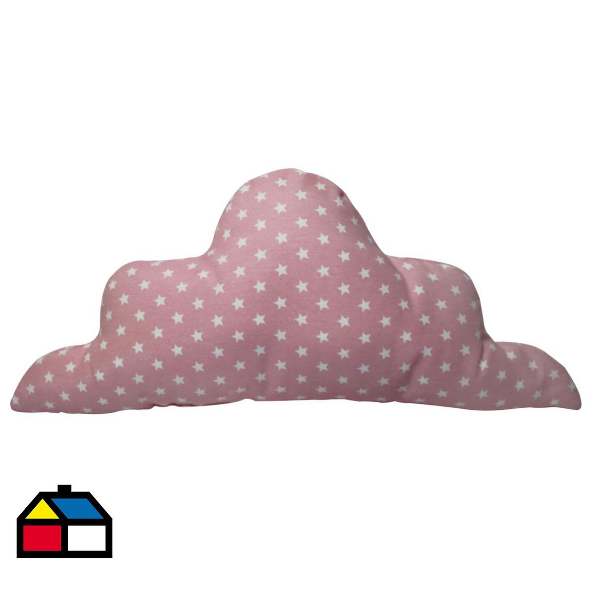 LIGHTME - Cojín nube star rosado 60x25 cm