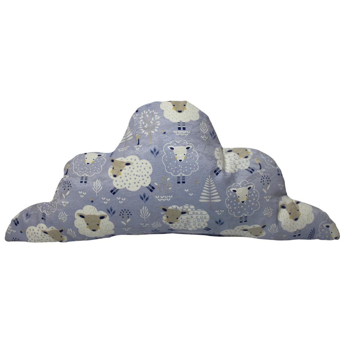 LIGHTME - Cojín nube aqua Oveja celeste 60x25 cm