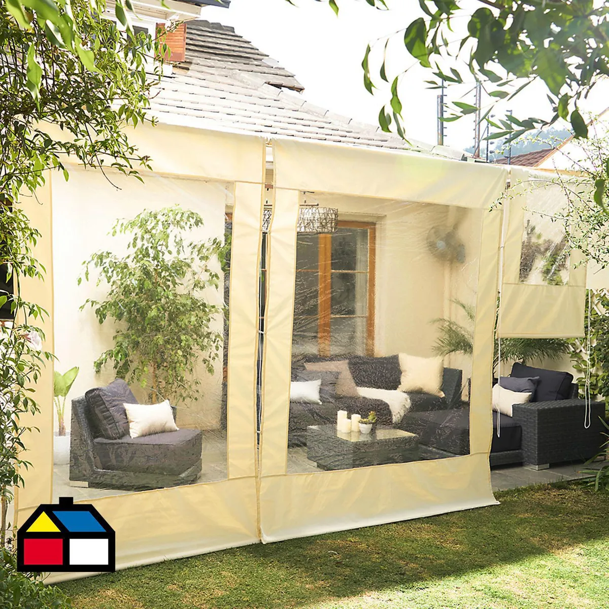 VINCENZI - Cierre de Terraza mostaza 200x250 cm