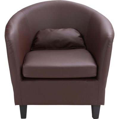 Imagen 2 del producto Poltrona 1 cuerpo PCY010N2SB 78x77x71 cm Café