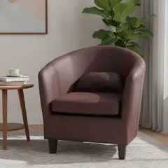 JUST HOME COLLECTION - Poltrona 1 cuerpo PCY010N2SB 78x77x71 cm Café