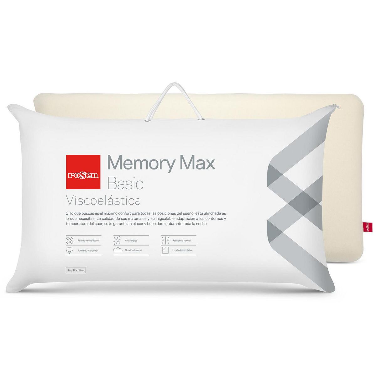 ROSEN - Cama Europea King/Almohada