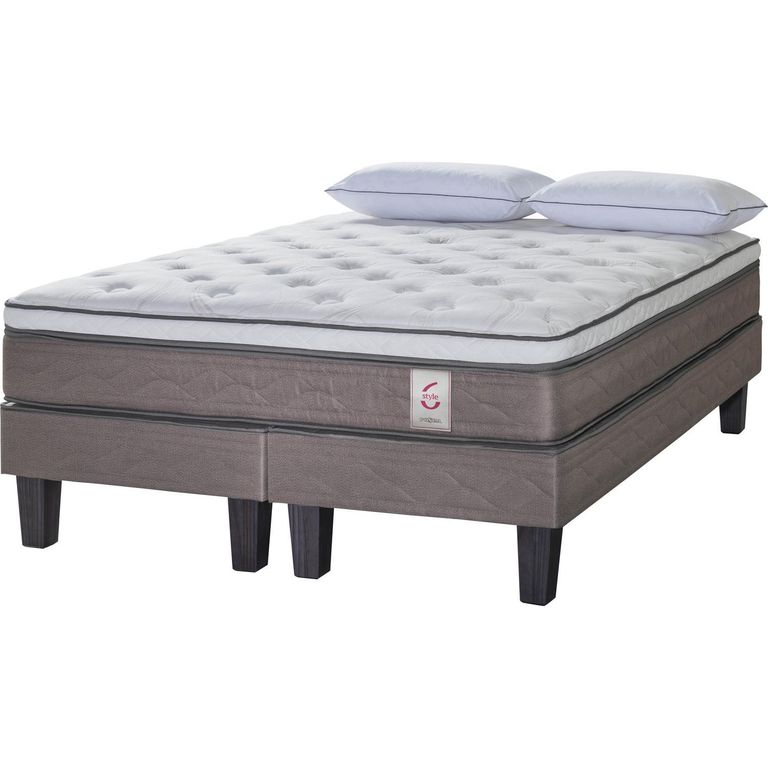 ROSEN Cama Europea 2 Plazas Long/Almohada Extra