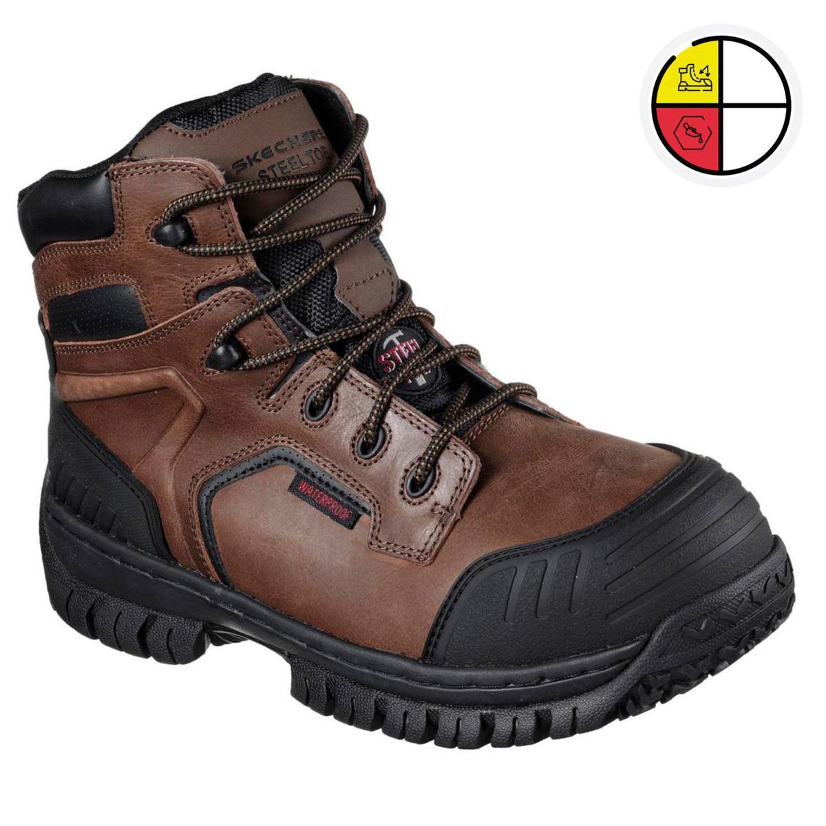 SKECHERS WORK - Zapato de Trabajo Hombre Hartan