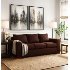 DKORA - Sofá 3 cuerpos connor 188x77x76 cm