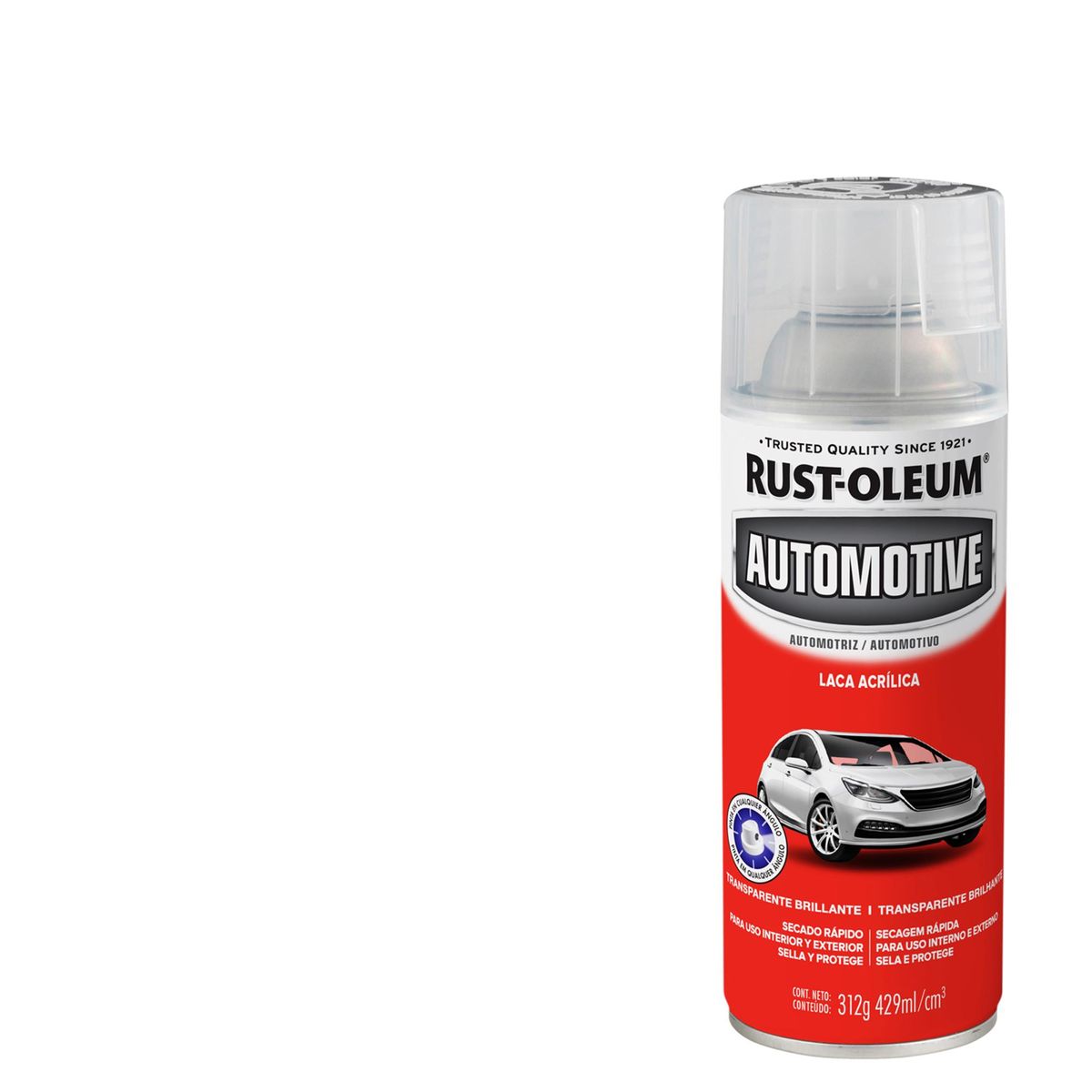RUST OLEUM - Aerosol Laca Spray 0.43 l Brillante Transparente