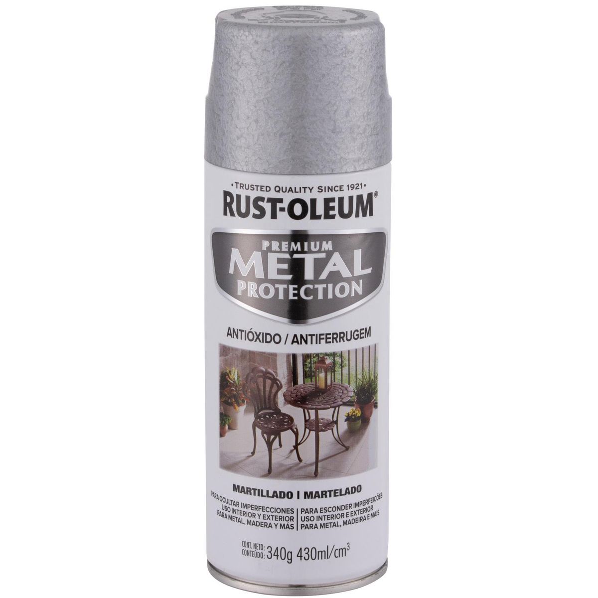 RUST OLEUM - Aerosol Spray 0.43 l Mate Plata