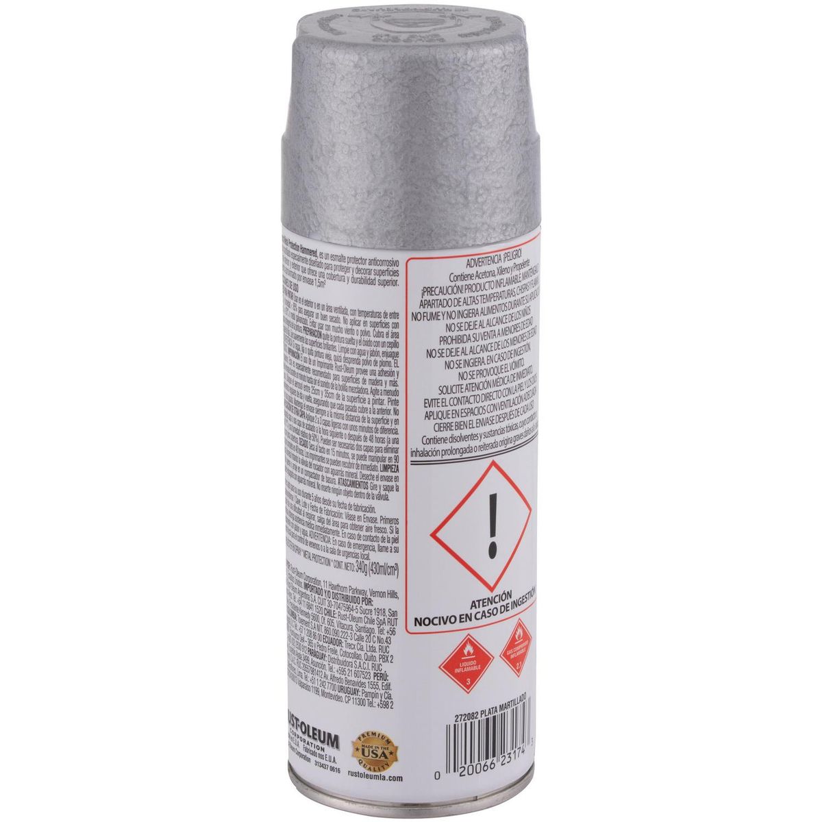 RUST OLEUM - Aerosol Spray 0.43 l Mate Plata
