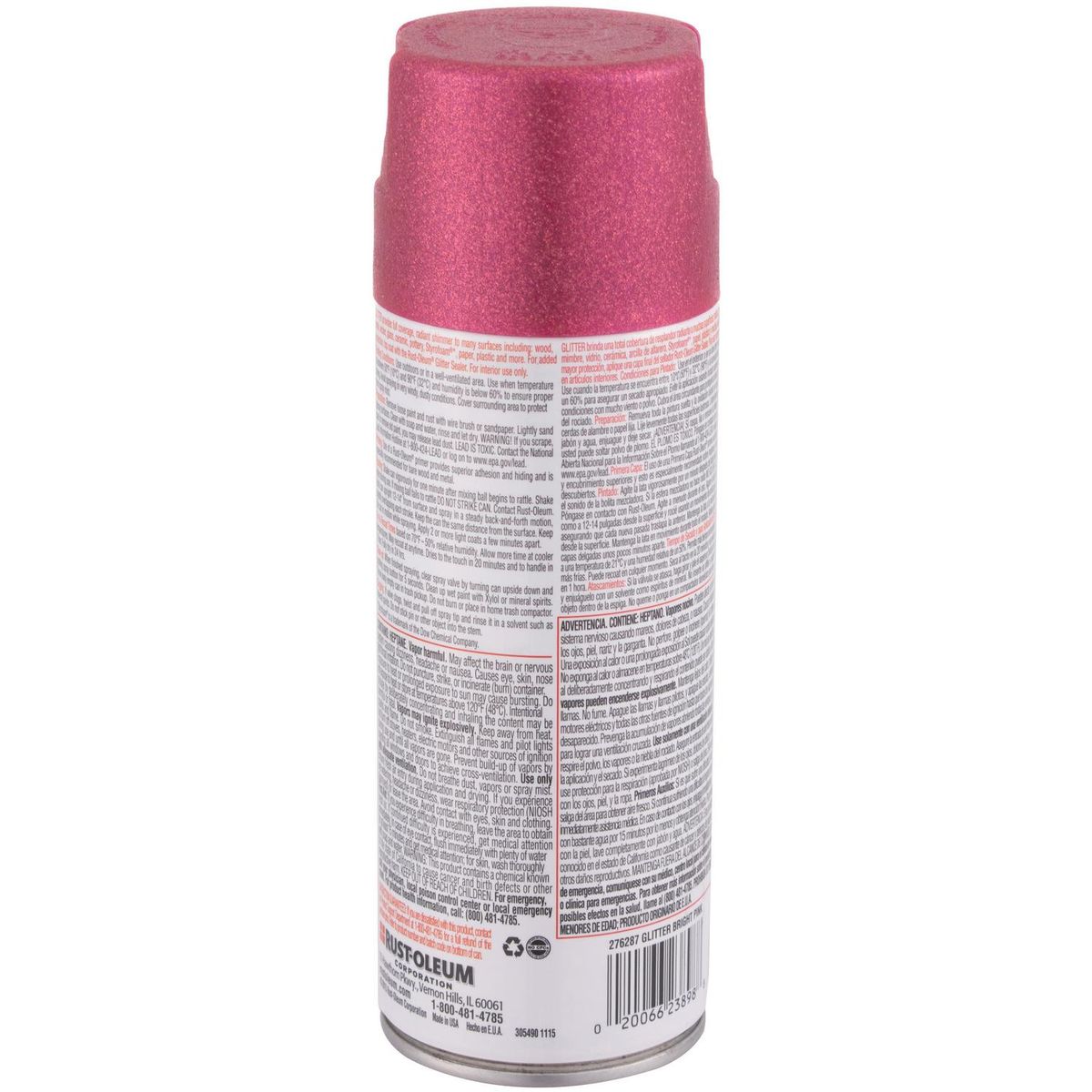 RUST OLEUM - Pintura Specialty Glitter Brillantina Spray 0.303 l Brillante Rosa