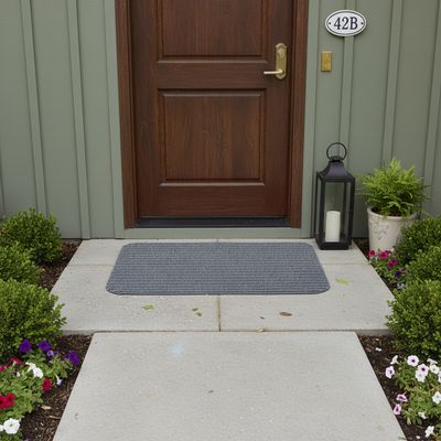 Imagen 2 del producto Limpiapies Venice 35x55 cm Polipropileno Gris