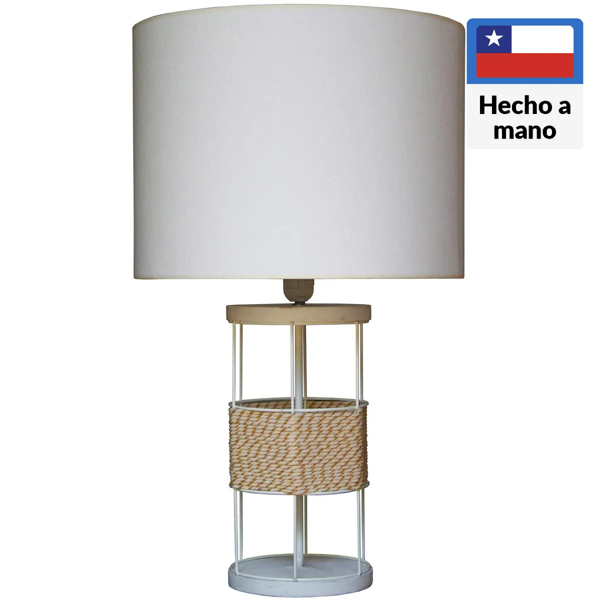 CAROLD STEVENS - Lámpara Mesa Vandakar Blanco 40x64 cm