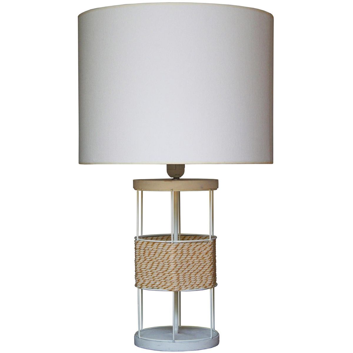 CAROLD STEVENS - Lámpara Mesa Vandakar Blanco 40x64 cm