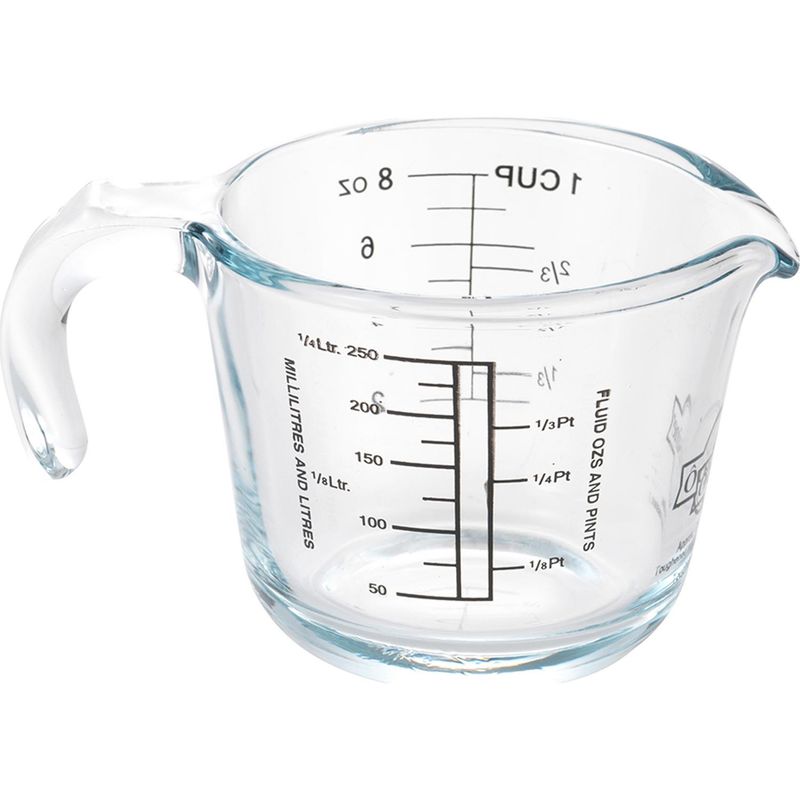 O CUISINE - Jarro medida vidrio 0,25 l transparente