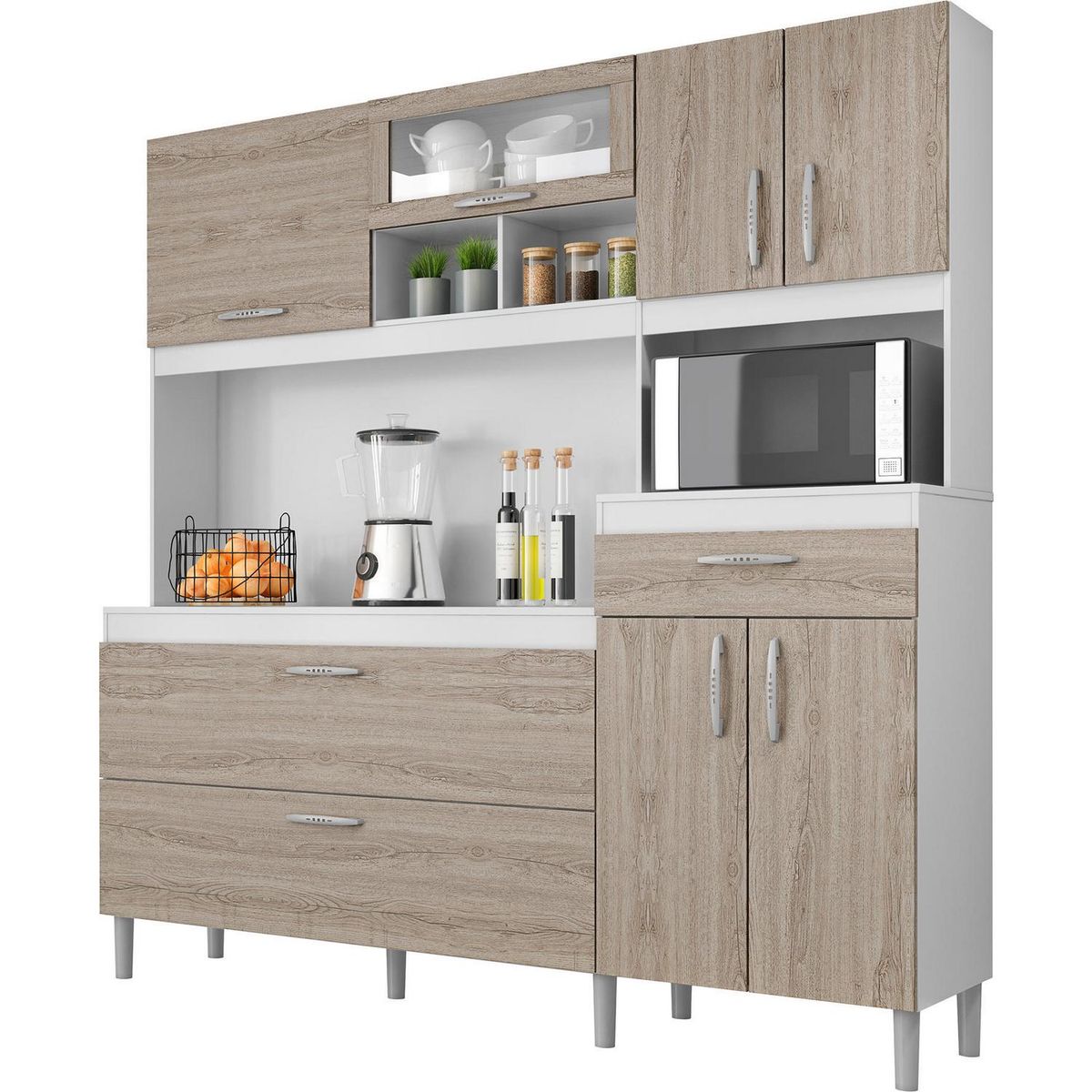 VEKKAHOME - Kit Mueble De Cocina Segovia