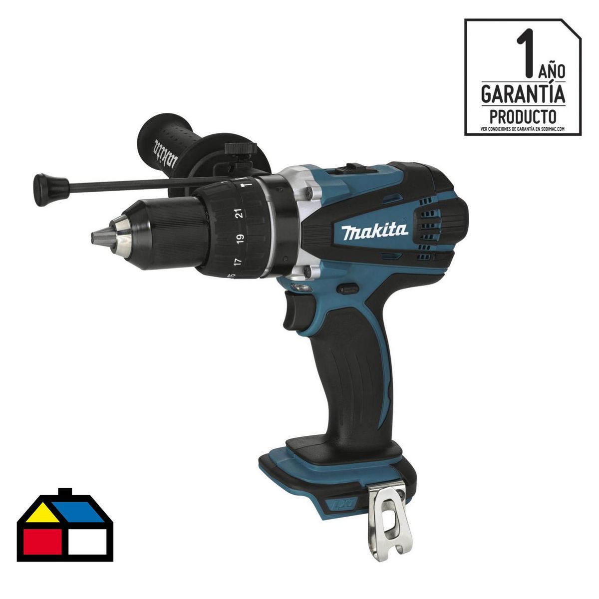 MAKITA - Taladro Inalámbrico Percutor 13 mm 18 V sin Batería