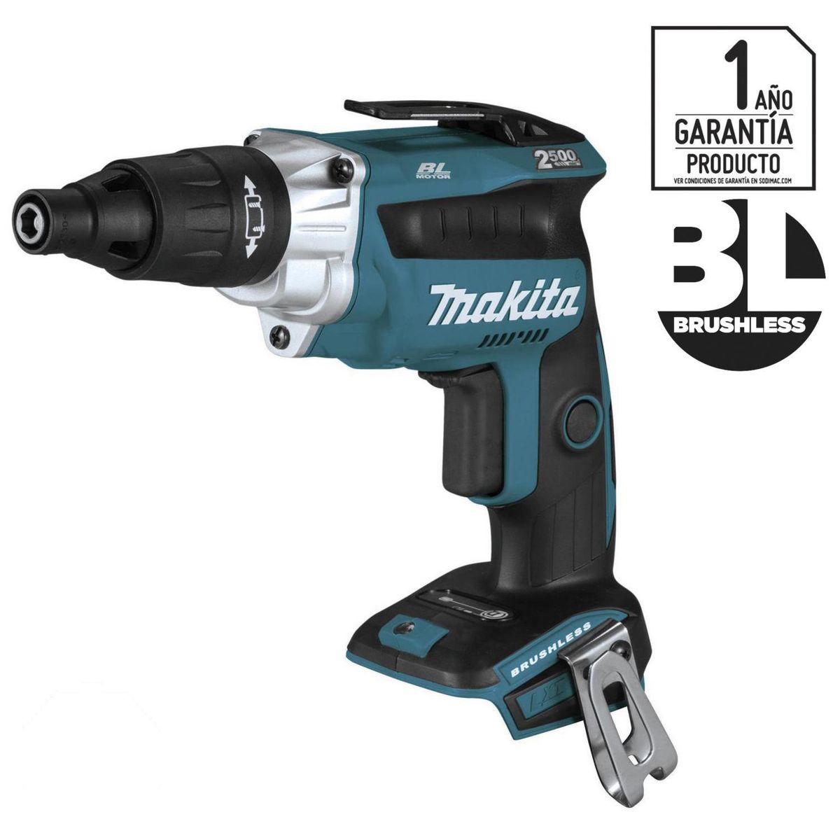 MAKITA - Atornillador inalámbrico 18V sin batería