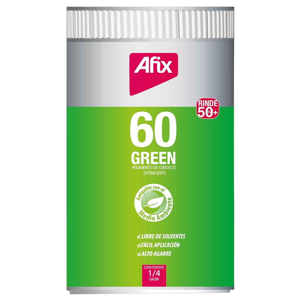 ARTECOLA - Afix 60 green tarro 1/4 galón