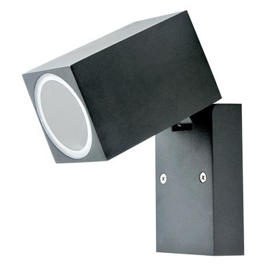 Aplique cubox aluminio negro ip44 gu10 s/a