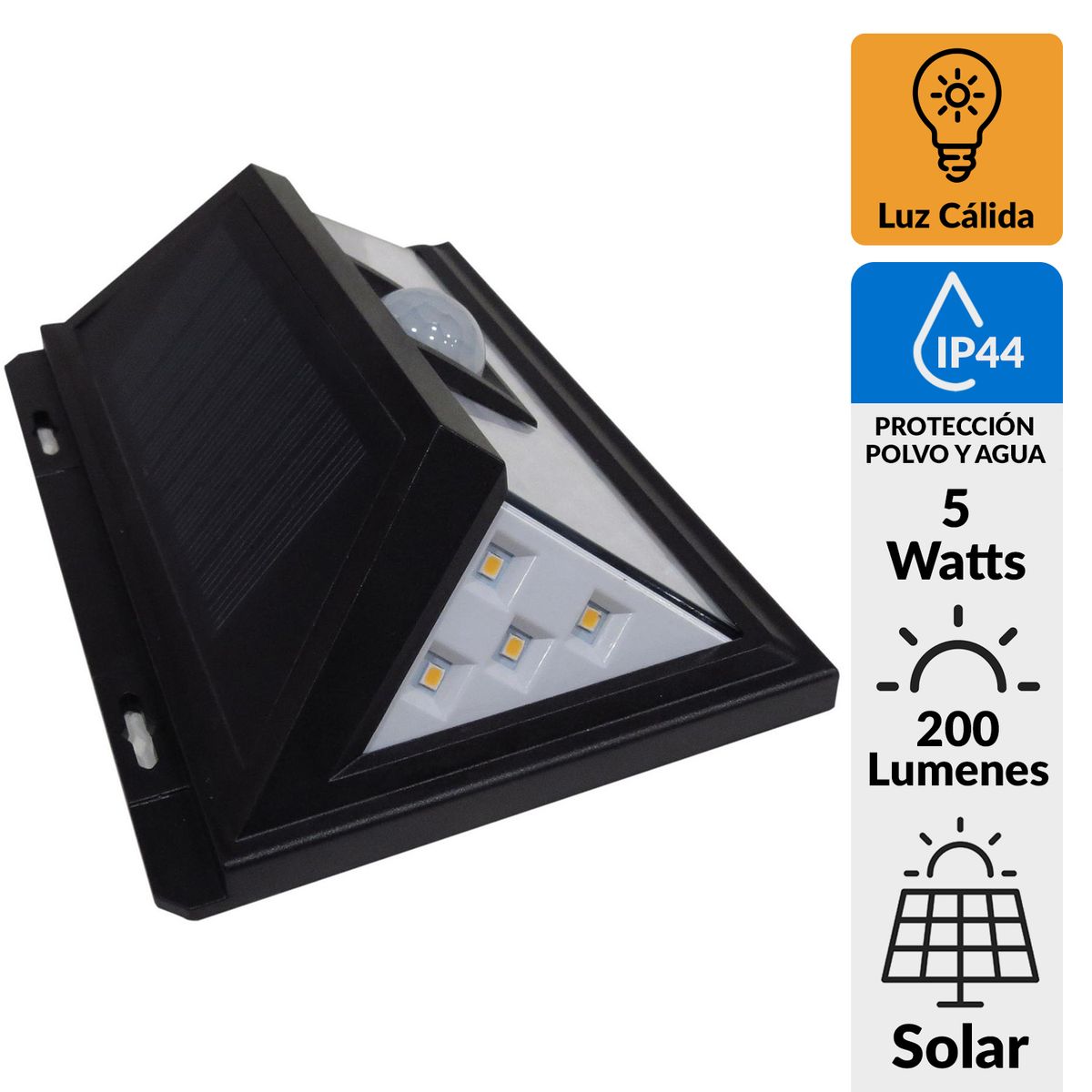 BP ILUMINACION - Apliqué Exterior con Sensor Policarbonato 