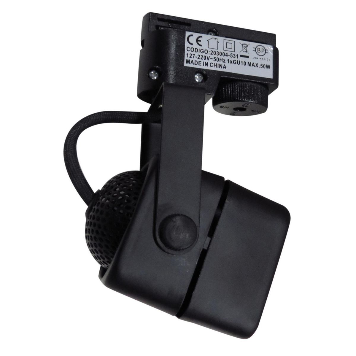 BP ILUMINACION - Apliqué Vintage 1 Luz Metal Negro