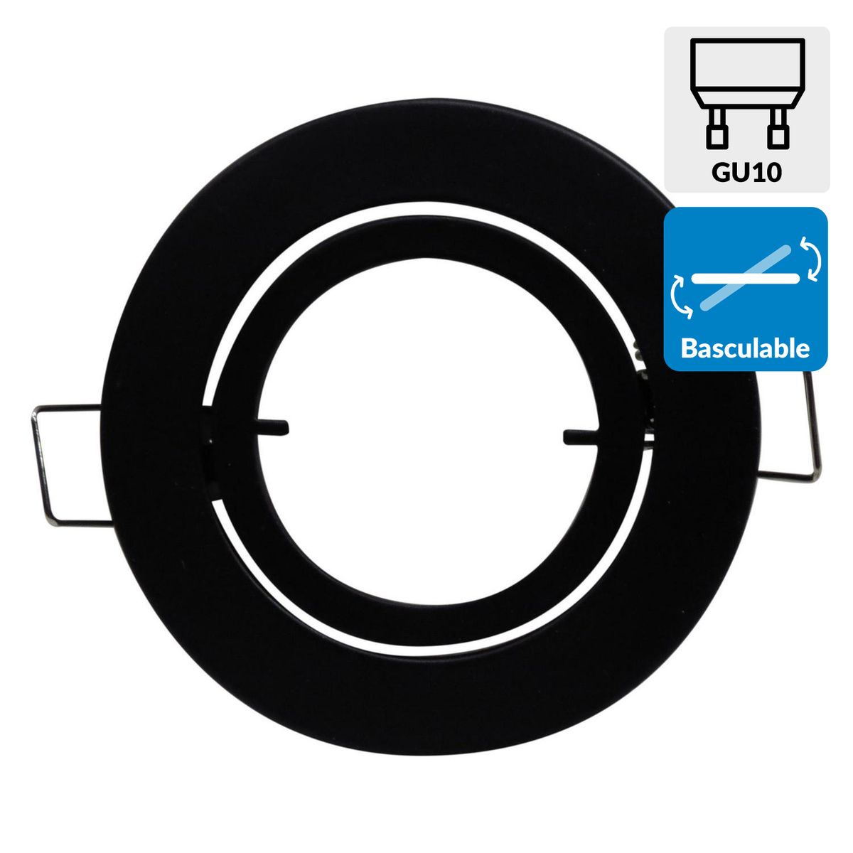 BP ILUMINACION - Foco empotrado 50w negro mate