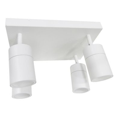 Barra 4 luces 35 W blanco mate IP44