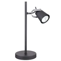 Lámpara Mesa Aurus Negro 15x36 cm