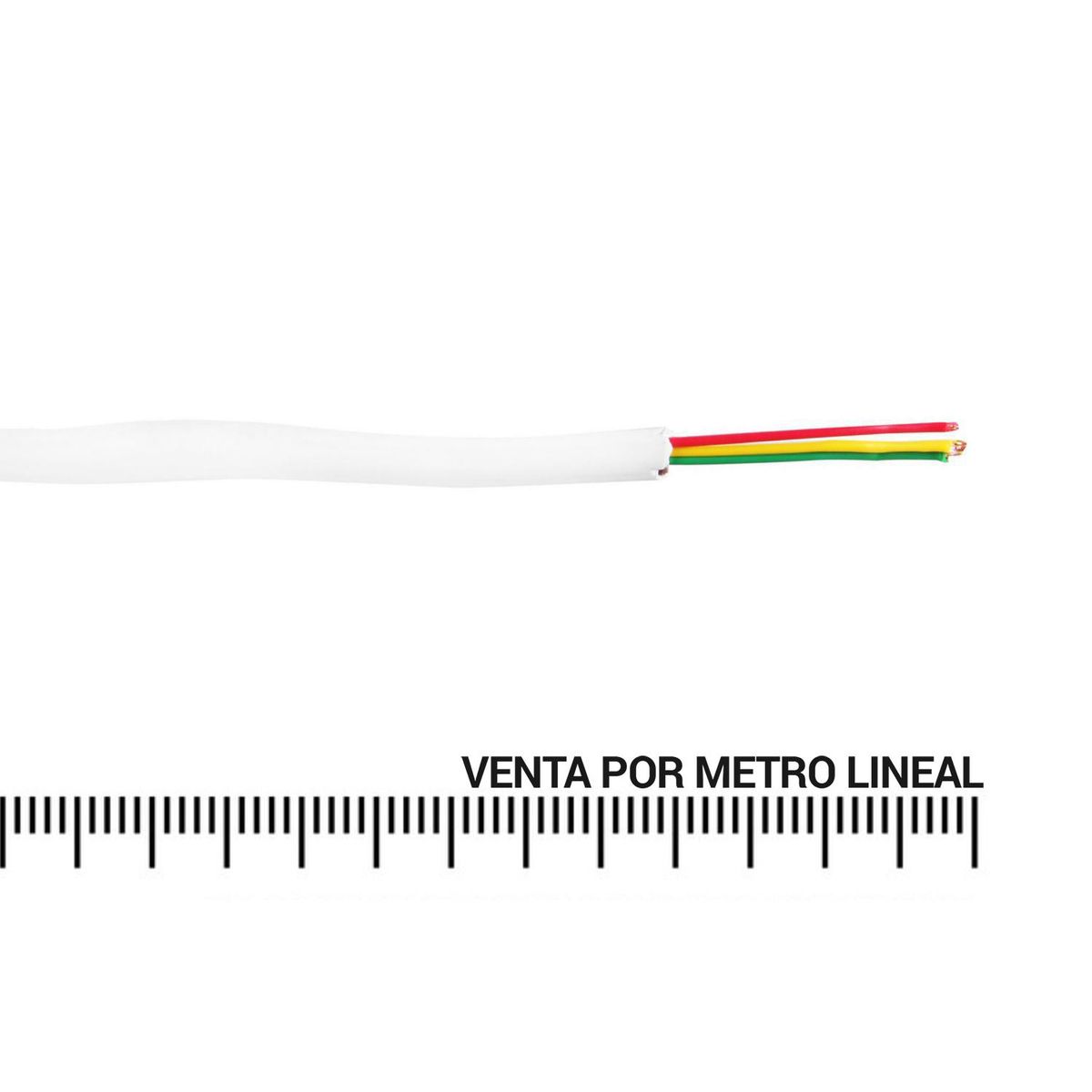 ROIMEX - Cable Telefónico Metro Lineal Blanco