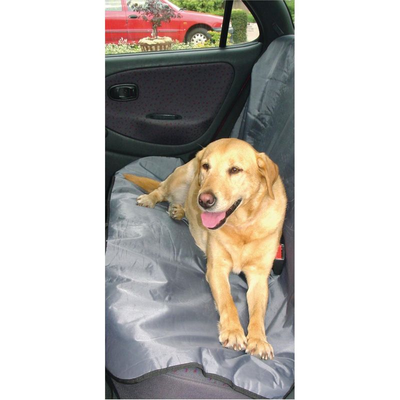 PAWISE - Funda protectora asiento de autos para mascotas tela impermeable beige
