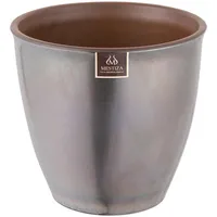 Macetero Zafiro de Cerámica 24x21 cm Platino