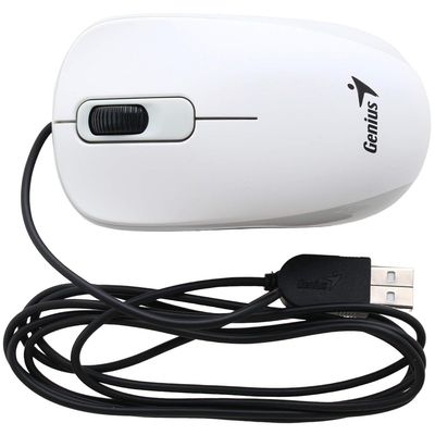 Imagen 2 del producto Mouse alambrico blanco